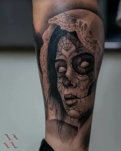 Explore scientific tattoo ideas, creative tattoo ideas in Buford, available at Inked Arts Tattoo Studio