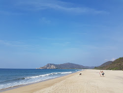 Foto van Playa Maruata met hoog niveau van netheid