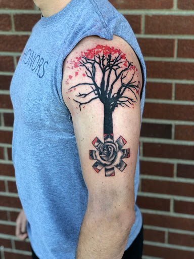 Explore falling in reverse tattoo ideas, creative tattoo ideas in Lockport, available at Archer Ink Tattoo