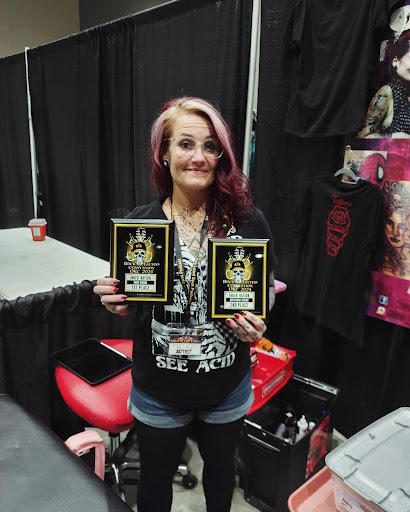 Explore brain cancer tattoo ideas, creative tattoo ideas in Harrah, available at Gypsy Blood Body Art Studio