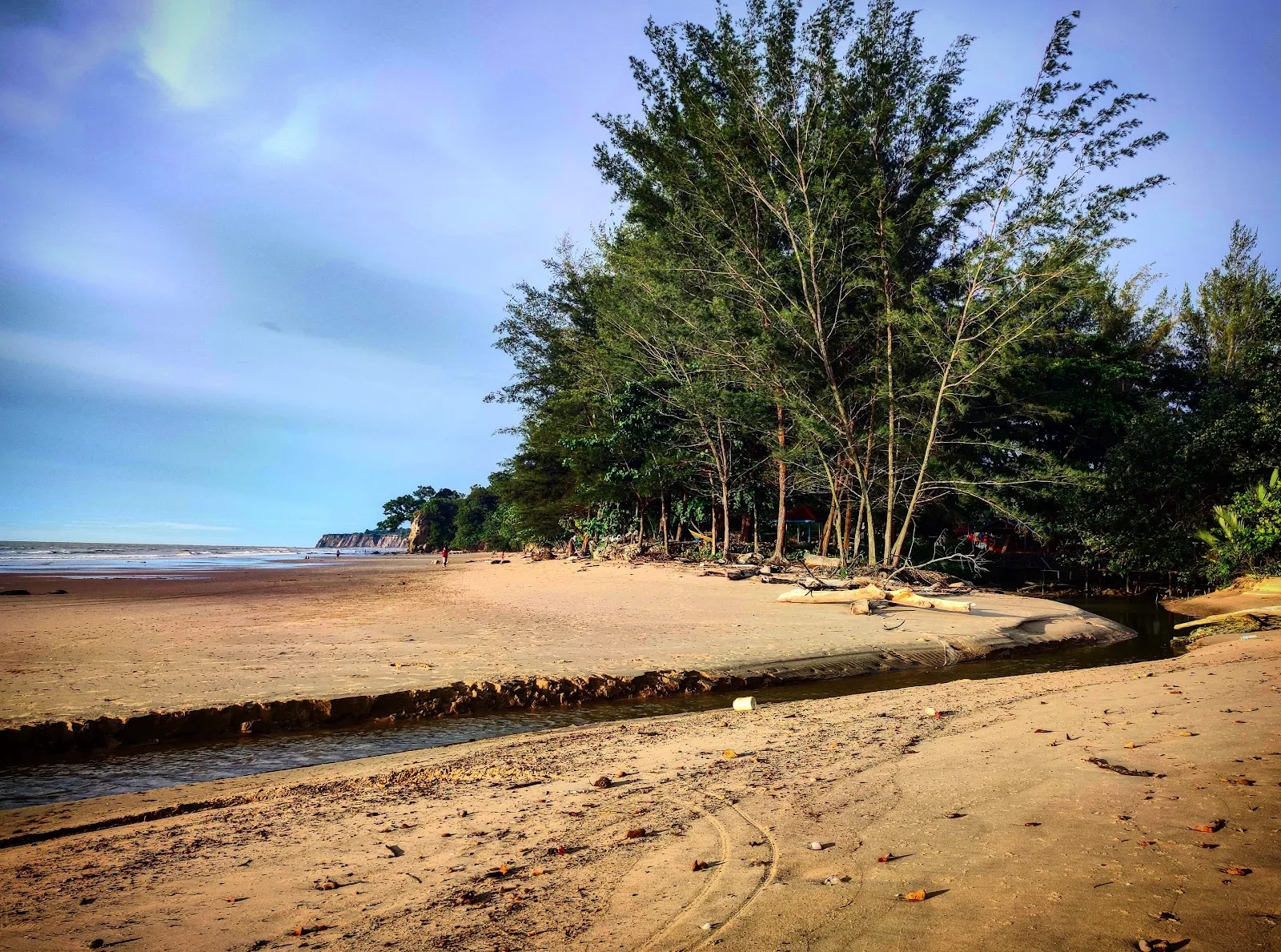 Zdjęcie Peliau Beach z przestronna plaża
