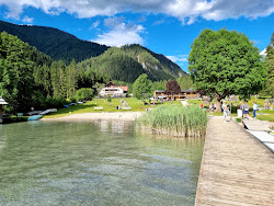 Strandbad Stockenboi'in fotoğrafı kısa, düz kıyı şeridi ile birlikte