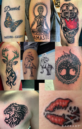 Explore witch tattoos ideas, creative tattoo ideas in Hudson Falls, available at ALTERED ADDICTION TATTOOS