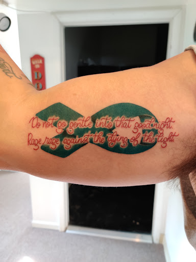 Explore gangsta tattoo sleeve ideas, creative tattoo ideas in Hebron, available at Explosive Ink Tattoo