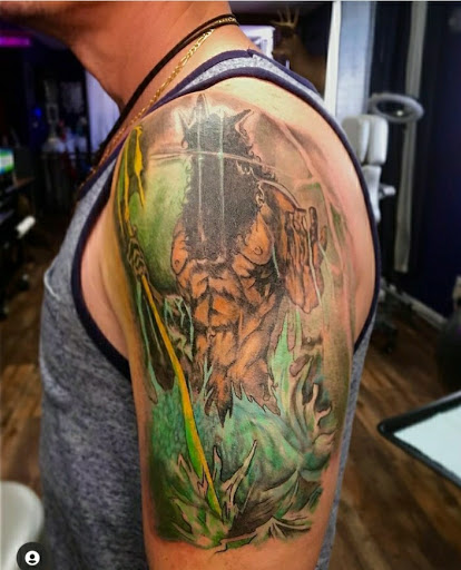 Explore wedding ring tattoo ideas male, creative tattoo ideas in Bronx, available at Brass Knuckles Ink Tattoo Studio