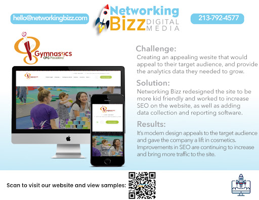 SEO Website Design Pasadena Networking Bizz image