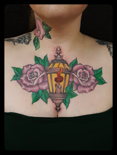 Explore matching tattoo ideas for husband and wife, creative tattoo ideas in Great Falls, available at Sparrows and Arrows Tattoo