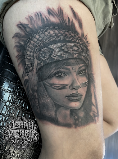 Explore cyber sigilism tattoo ideas, creative tattoo ideas in Silver City, available at Independent Ink Tattoo