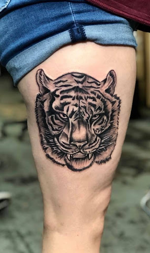 Explore hockey tattoo ideas, creative tattoo ideas in Meridian, available at Creative Pain Tattoo Studio