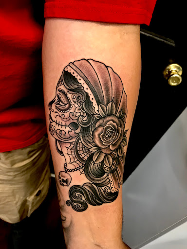 Explore colored tattoo sleeve ideas, creative tattoo ideas in Modesto, available at Inkwell Tattoo