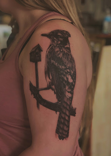 Explore the hobbit tattoo ideas, creative tattoo ideas in Graham, available at Transcendence Art Studio & Tattoo