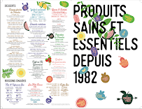 Restaurant Le Paradis du Fruit - Bastille à Paris (la carte)
