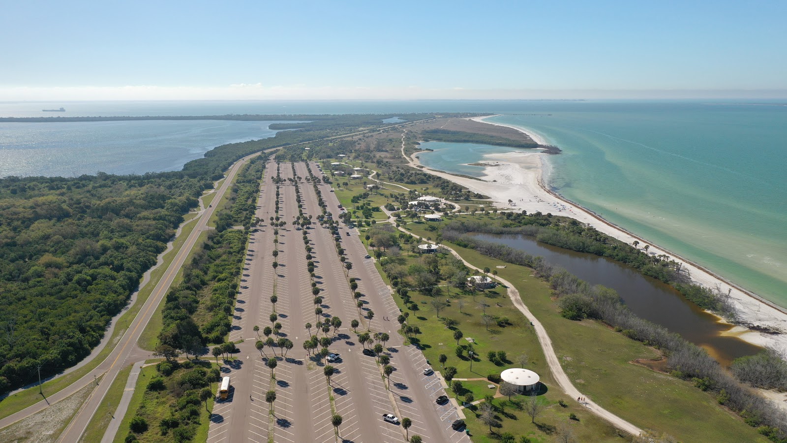 Photo of Fort desoto beach with turquoise water surface