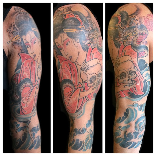 Explore mother step daughter tattoo ideas, creative tattoo ideas in Annapolis, available at Lucky Bird Tattoo