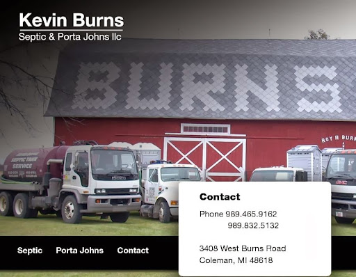 Kevin Burns Septic Tank Pumping in Coleman, Michigan