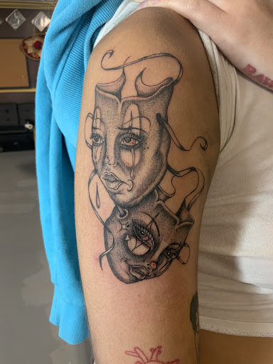 Explore arm sleeve tattoo ideas woman, creative tattoo ideas in Naples, available at IndigenousTinta tattoo studio