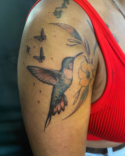 Explore dark tattoo ideas small, creative tattoo ideas in Lawrence, available at OJ INK Tattoo station