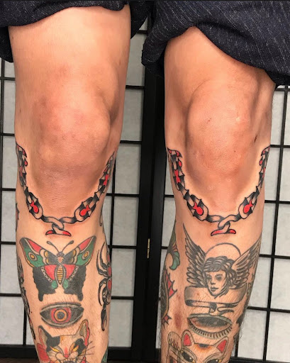Explore persona tattoo ideas, creative tattoo ideas in San Jose, available at The Holy Scythe Tattoo
