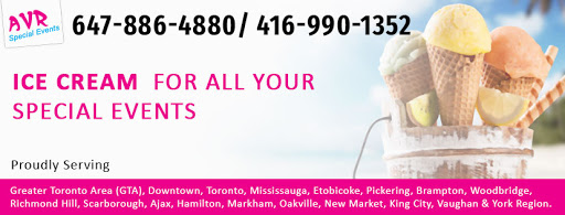 AVR Special Events Toronto - Ice Cream Cart Rental, Ice Cream Catering Service in GTA Area