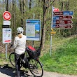 Orientierungstafel für Wanderer und Radfahrer