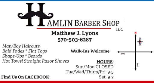 Barber Shop «Hamlin Barber Shop», reviews and photos, 602 Easton Turnpike, Hamlin, PA 18427, USA