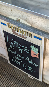 Menu / carte de Bierstüberl à Weichering