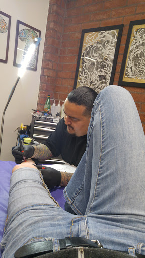 Explore calf tattoo ideas for women, creative tattoo ideas in Gardena, available at Onizuka Tattoo