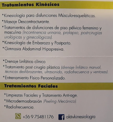 AKTIV Kinesiología - Fisioterapeuta