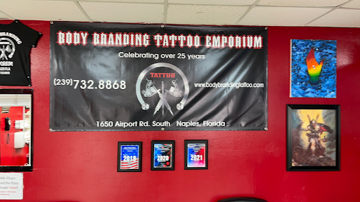 Tattoo Shop «Body Branding Tattoo Emporium», reviews and photos, 1650 Airport Pulling Rd S, Naples, FL 34112, USA