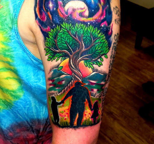 Explore fullmetal alchemist tattoo ideas, creative tattoo ideas in Richmond, available at Art Period llc Tattoos and Artwork by Leigh Odom