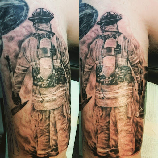 Explore praying mantis tattoo ideas, creative tattoo ideas in Hudson, available at Synchronicity Tattoo Studio Llc