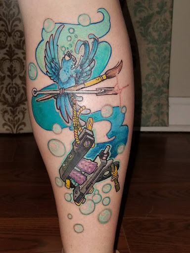 Explore husky tattoo ideas, creative tattoo ideas in Decatur, available at Low Key Studios Tattoo & Piercing