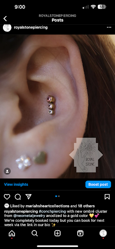 Explore tattoo geometric ideas, creative tattoo ideas in Mobile, available at Royal Stone Piercing