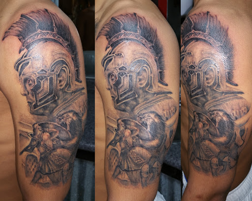 Explore black rose tattoo cover up ideas, creative tattoo ideas in Foley, available at Black Sheep Custom Tattoos and Piercings