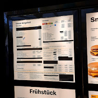 Menu / carte de McDonald's à Fulda