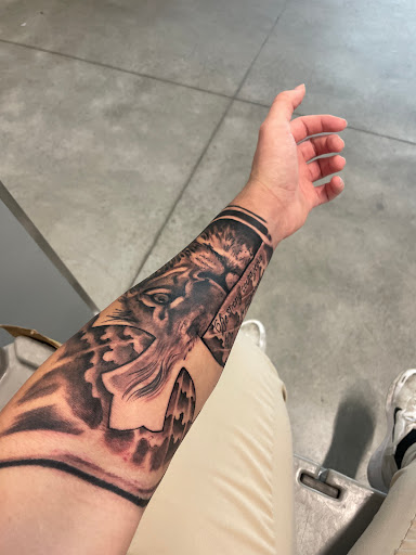 Explore man hand tattoo ideas, creative tattoo ideas in Junction City, available at Junction City Tattoo