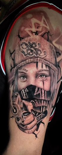 Explore ignorant style tattoo ideas, creative tattoo ideas in Downey, available at Superior Ink Tattoo and Piercings