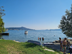 Solcio di Lesa Beach'in fotoğrafı kısmen otel alanı
