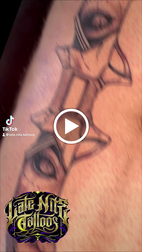 Explore patriotic sleeve tattoo ideas, creative tattoo ideas in Spring, available at Late Nite Tattoos