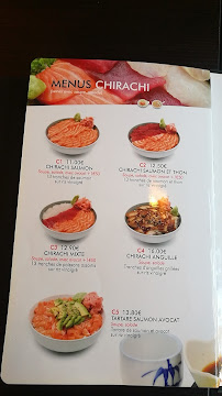 Menu / carte de sakura Sushi Restaurant Japonaise à Saint-Cloud