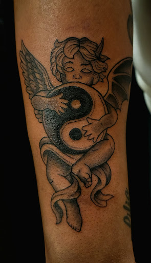 Explore army sleeve tattoo ideas, creative tattoo ideas in El Paso, available at Renegade Tattoo