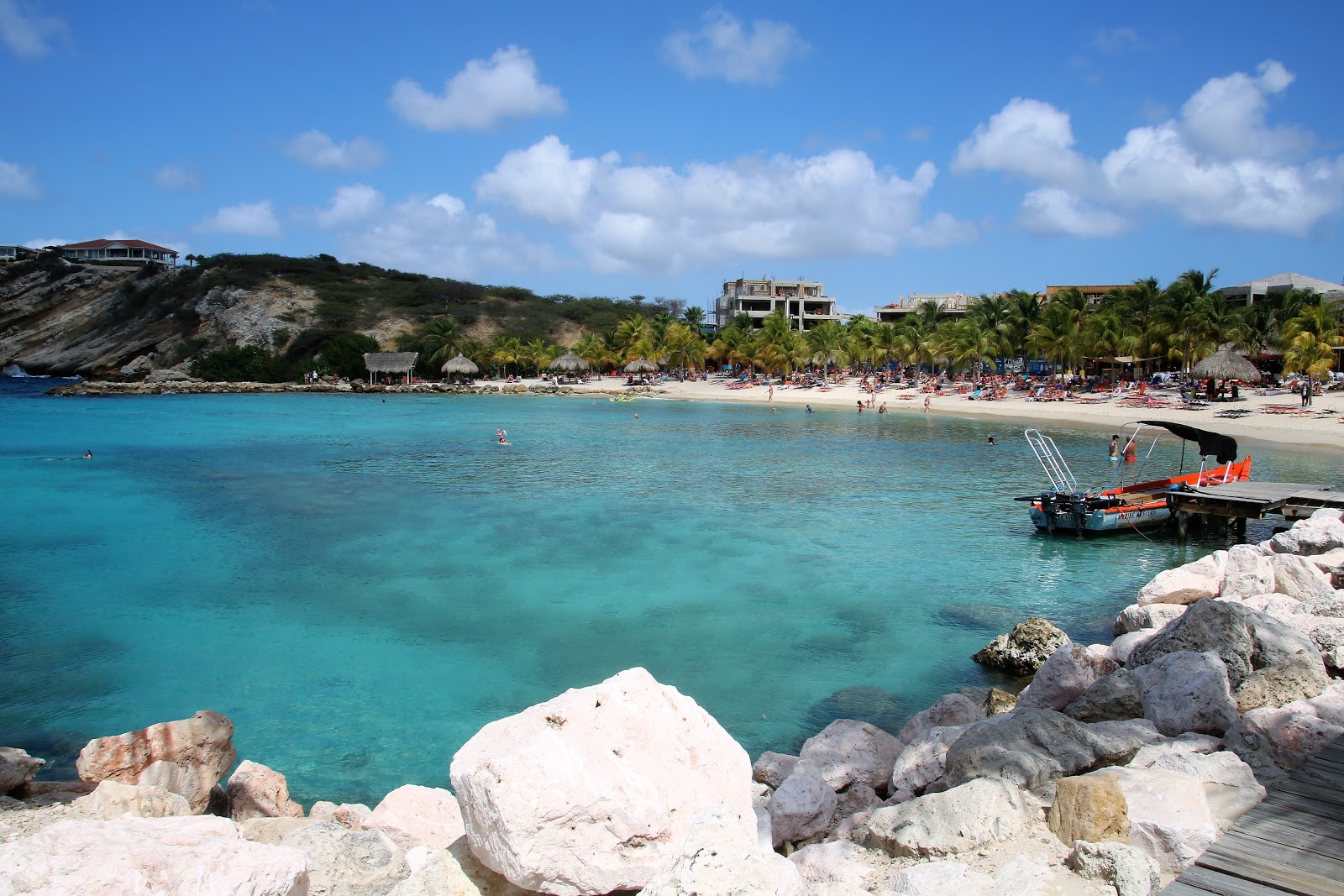 Photo of Blue Bay Curacao beach and the settlement