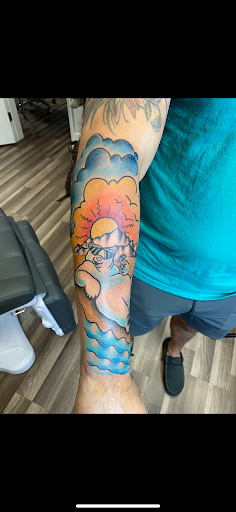 Explore tattoo back ideas, creative tattoo ideas in Saint Marys, available at Empire Tattoo