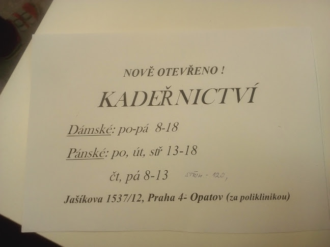 Recenze na Kadeřnictví Praha 11 v Praha - Kadeřnictví