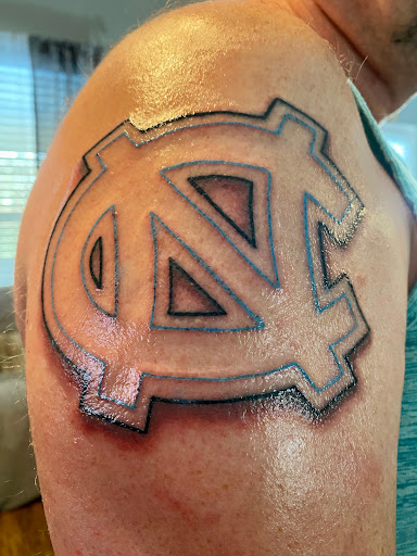 Explore arm and shoulder tattoo ideas, creative tattoo ideas in Concord, available at The Lost Sheep Tattoo