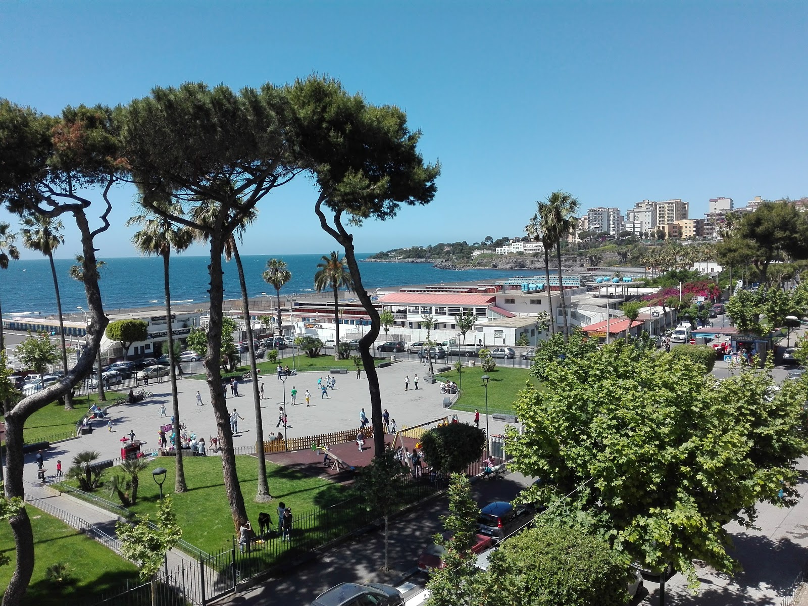 Foto van Torre Annunziata beach met hoog niveau van netheid