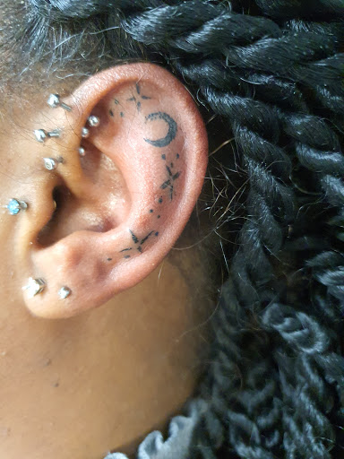 Explore head tattoo ideas for men, creative tattoo ideas in Lodi, available at Emerald Tattoo & Piercing - Lodi