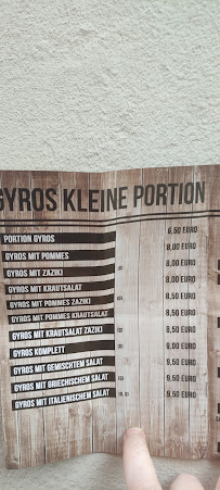Restaurant grec Papa George à Werne (la carte)