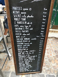 Restaurant Comptoir de l'Arc à Montpellier (le menu)
