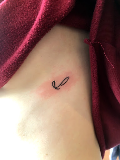 Explore small line work tattoo ideas, creative tattoo ideas in Scarsdale, available at Damm Nice Tattoo & Body Art